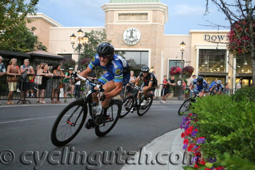 An Intermountain LiveWell rider at the front in the 2014 Station Park Criterium. Photo by Dave Iltis