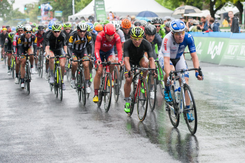 Tanner Putt (UHC) leading the charge chasing down the break, Stage 1, 2015 Tour of Utah, daverphoto.com