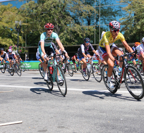 Allie Dragoo at the Tour of Utah Womens Edition 2015. She will race the USA Pro Challenge in Colorodo in 2015. Photo by Dave Iltis