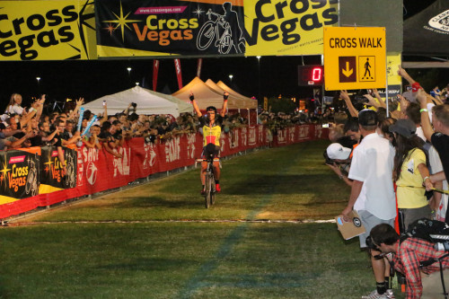 Sven Nijs topped the men's race in the 2014 edition of CrossVegas.  Photo by Dave Iltis