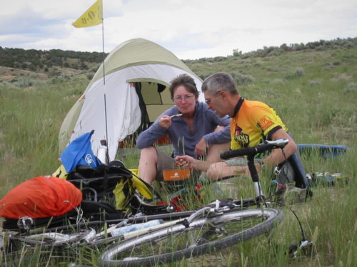 Camping on BLM Land near Craig, Colorado.