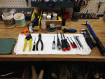 Tom’s most used tools.