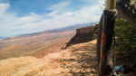 Heading back toward the yurts on the North Rim.