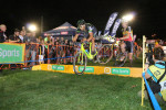 Sven Nijs bunny hops the barriers in the 2015 CrossVegas World Cup.