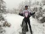 Greg Sironen enjoying the trails of Corner Canyon.