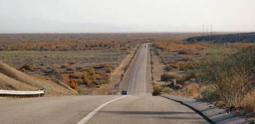 A map of John Roberson's short tour of the Mojave Desert. Photo by John Roberson