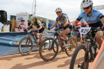 The pro women’s start at the 2016 Red Rock Rampage I-Cup. Photo by Nate Gibby