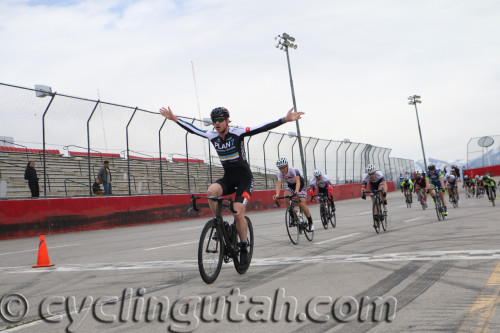 Michael Booth takes the win in the A's over Cortlan Brown on March 5, 2016 at the Rocky Mountain Raceways in West Valley City, Utah. Photo by Dave Iltis