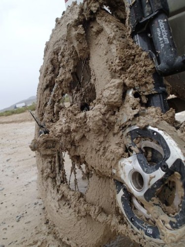 Mud on the Wild Horse Dirt Fondo course caused promoter Chris Magerl to reschedule the event to May 14, 2016. Photo by Chris Magerl