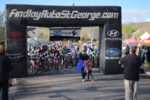 Racers line up for the start of the True Grit.