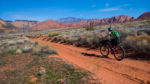 Kathleen Berglund rocking the singlespeed and making sand look easy.