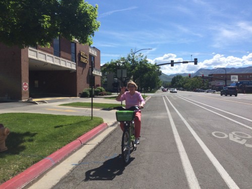 Greenbike is accessible to all riders. Salt Lake City needs infrastructure to match. Photo by Dave Iltis