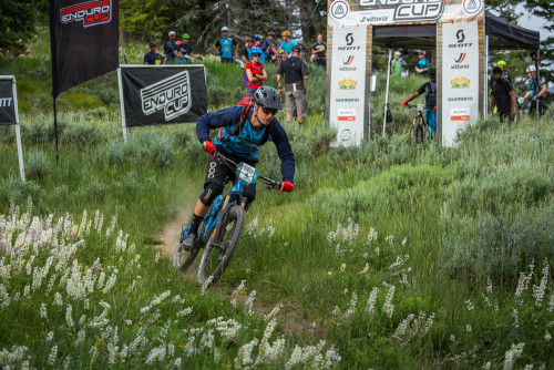 Macky Franklin races the Scott Enduro Cup at the Ride Sun Valley Festival which runs from June 23-26, 2016.