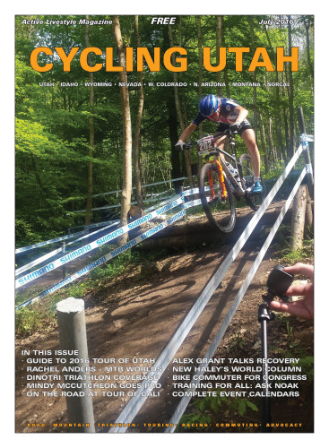  Cover Photo: Utah’s Haley Batten (Luna Chix and USA Cycling National Team) on the fun and fast descent in the UCI Junior Series XCO in Albstadt, Germany on May 21, 2016. Photo by Annette Friebe