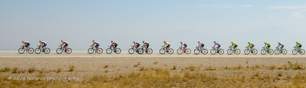 The peloton stretches out single file along Moutain View Corridor Hwy, Stage 4, 2016 Tour of Utah. Photo by Dave Richards, daverphoto.com