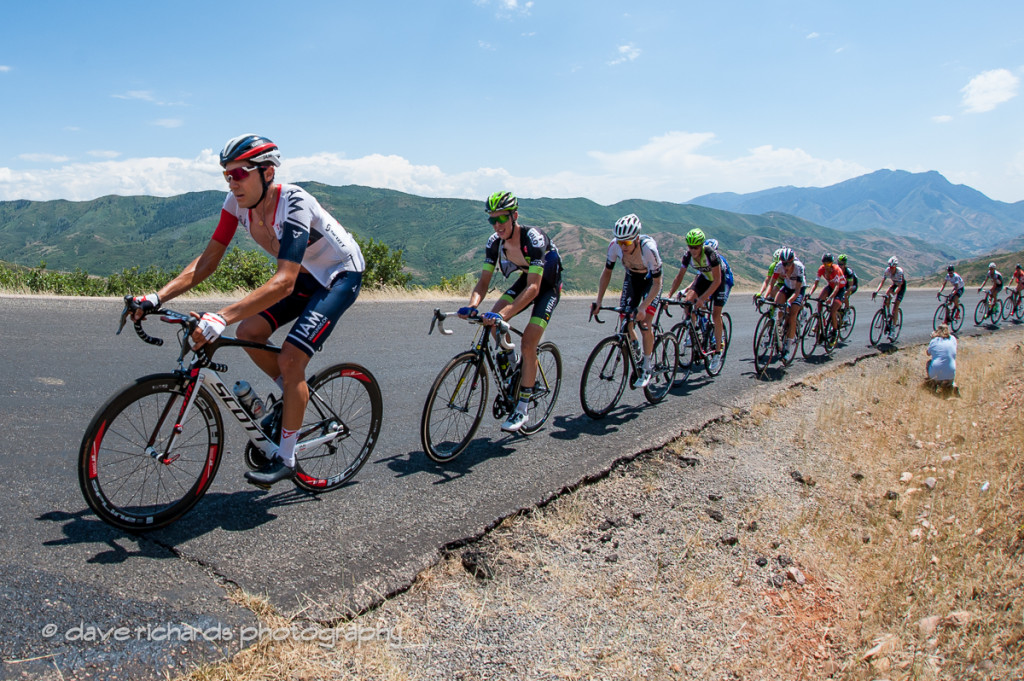 Drillin' the climb on Mt. Nebo, Stage 3, 2016 Tour of Utah. Photo by Dave Richards, daverphoto.com