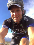 Brad on the 22 mile bike leg of the Teton Picnic. Photo by Brad Peterson