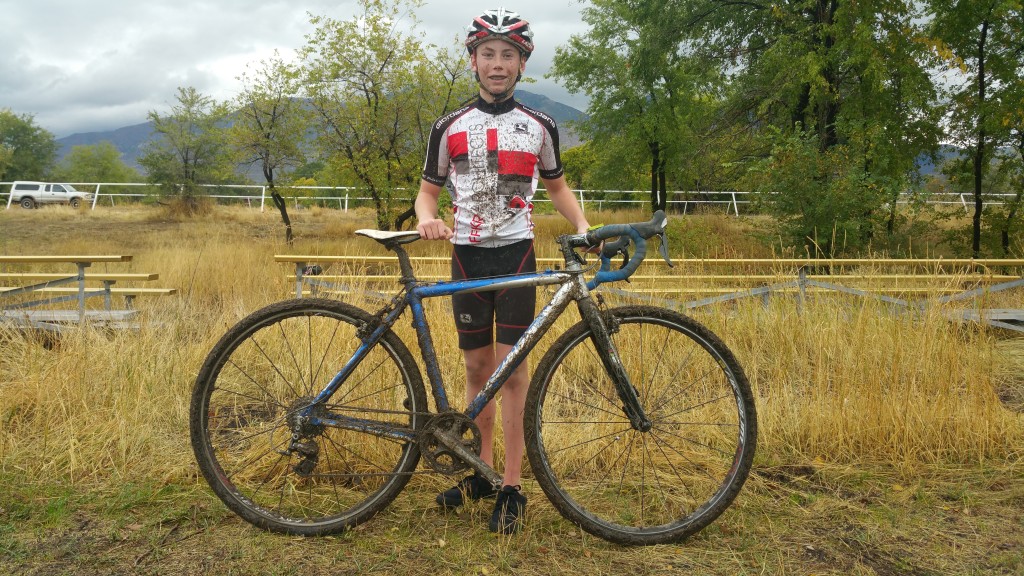 Junior cyclocross bicycle racer Jack Shuckra