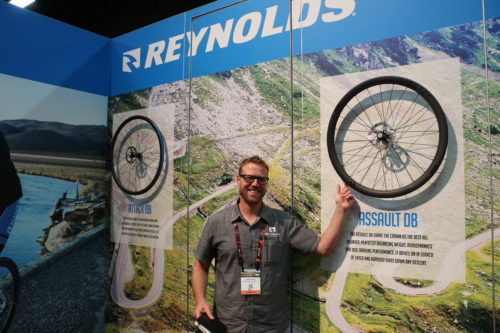 Reynolds Cycling's Joss Dewaele at Interbike 2016. Photo by Dave Iltis