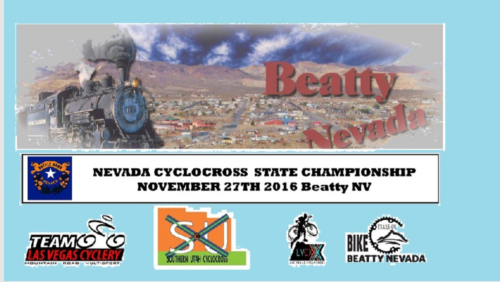 The flier for the 2016 Nevada State Cyclocross Championships.