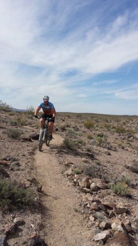 MTB riding Beatty Nevada