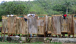 The showers. Photo by Shannon Boffeli