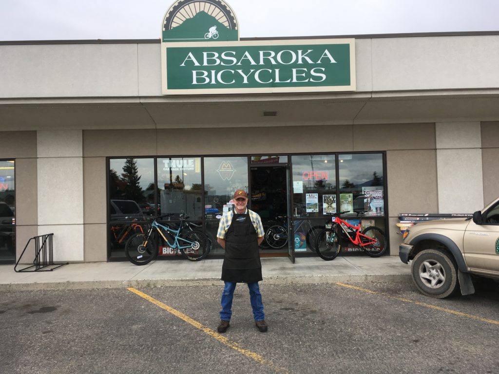 Rick Roach of Absaroka Bicycles in Cody Wyoming is retiring and selling the shop. Photo courtesy Rick Roach