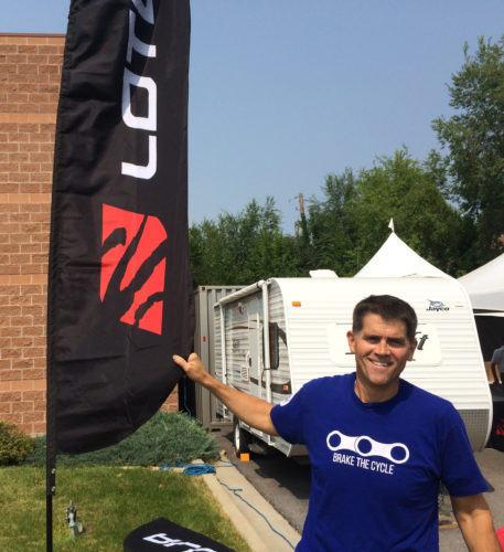 Brent Chambers, Lotoja organizer, readies for the 35th edition of the classic race from Logan, Utah to Jackson, Wyoming. Photo by Dave Iltis