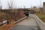 The Jordan River Parkway Trail under I-80. Photo by Dave Iltis