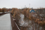 The Jordan River, as seen from the new bridge. Photo by Dave Iltis