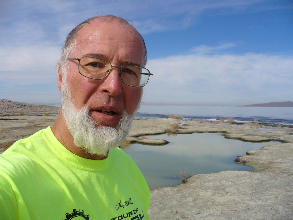 Bicycle touring the Great Salt Lake 