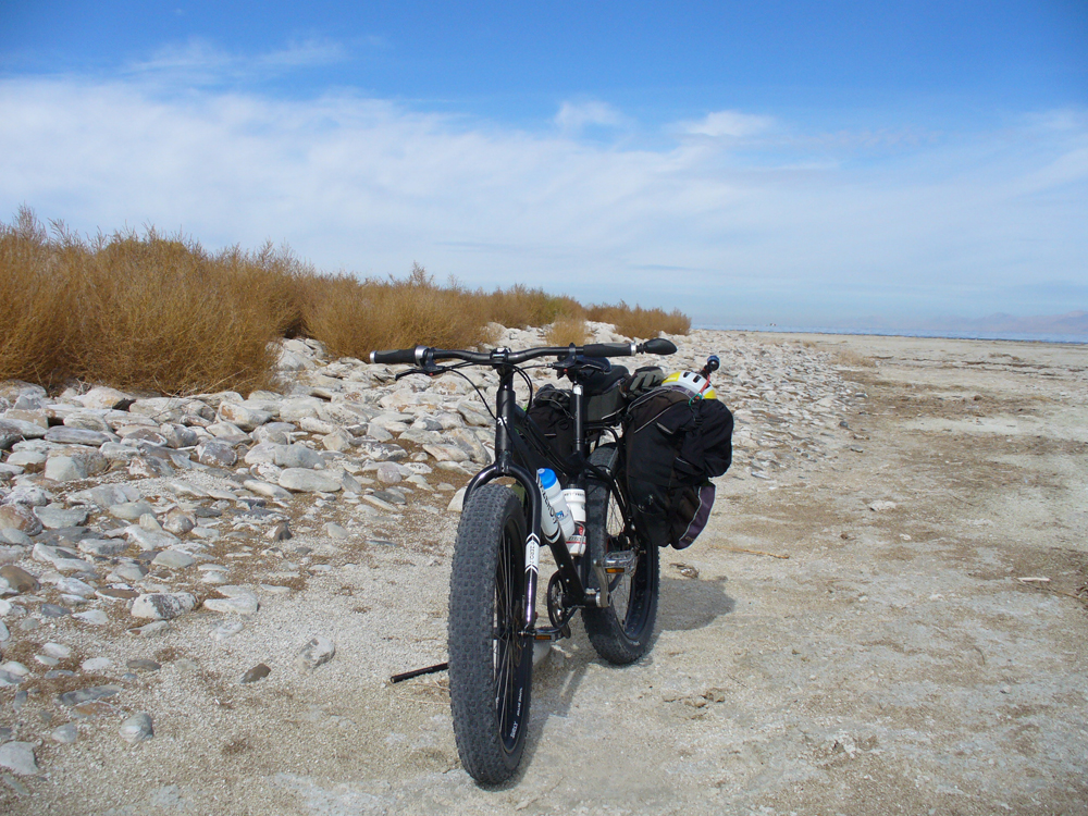 Fat Bike Stansbury Island Utah