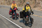 Lou and Julie Melini on one of their many bike tours. Photo by Robin Perkins