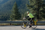 Kevin Earl on the climb to Grimes Pass. Photo by Robin Perkins