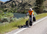 Biking along Salmon River. Photo by Robert Bower