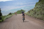 Grant attacks Howes half way up Col d’ Crush. Photo: Catherine Fegan-Kim