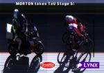 Lachlan Morton (EF Education First) takes the win over Hayden McCormick (Team Bridgelane) by a tire width in a photo finisjh. Photo courtesy One2Go Event Services