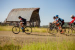 A rider participates in the 2019 Steamboat Gravel cycling race.