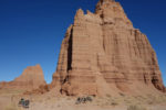 Our bikes in front of Temple of the Sun. Photo by Jill Homer