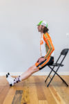 Figure 3:  Simple Seated Hamstring Stretch. Photo by Erik Moen