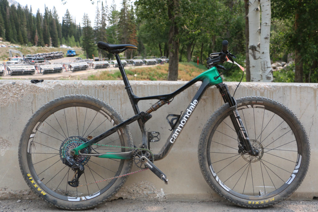 Alex Grant's race winning Cannondale Scalpel Hi-Mod 1. Snowbird Intermountain Cup, July 10, 2021, Snowbird, Utah. Photo by Dave Iltis