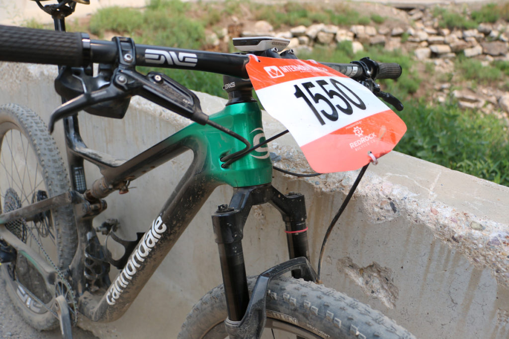 Alex Grant's race winning Cannondale Scalpel Hi-Mod 1. Snowbird Intermountain Cup, July 10, 2021, Snowbird, Utah. Photo by Dave Iltis