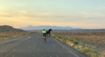 Doug Fujii encountering wild horses near the Utah-Colorado border during the 2021 Race Across the West – photo by Vin Wolff