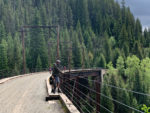 The Hiawatha Trail’s tallest trestle. Photo by Kendra Blinzinger