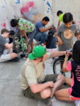 Colima Mexico Casa Golondrinas so many kids and bikes