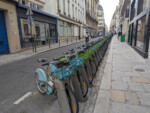 Velib Paris bikeshare was ubiquitous. Photo by Steve Wasmund