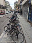 Paris. Bikes everywhere. Photo by Steve Wasmund