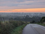 Our second sunrise. Idyllic. Paris-Brest-Paris 2023. Photo by Steve Wasmund