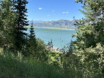 Caribou Loop Trail Bikepacking View from McCoy Creek FS Road