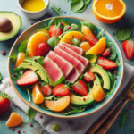 spinach-arugula salad with seared ahi-Edit